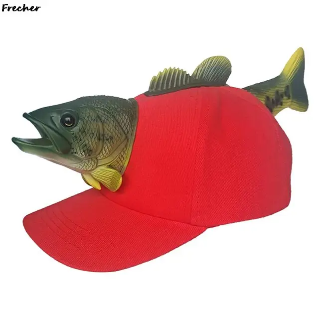 Simulation 3D Fish Hat Zoo Travel Caps Children Adult Baseball Cap Family Outdoor Fishing Dolls Visors Adjustable Snapback Hats 2