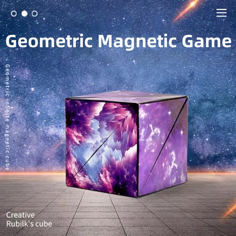 Tanio Geometria 3D marzycielski zmienny nieskończony Flippig magnetyczny sklep