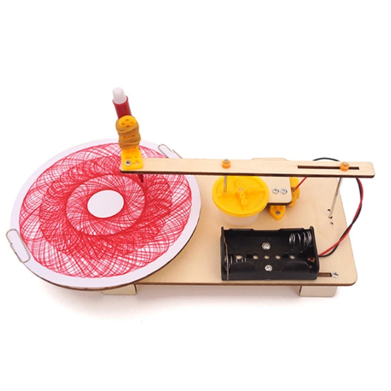 Puzzle Solar Painting Toy Kids Handmade Graffiti Toy Simple Science Gizmo Physical Experiment Risorse Plotter Elettrico