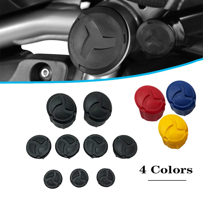 Kit 4 Embouts De Cadre Moto En Plastique Noir - Pour Kawasaki Z900RS 2018-2019 - Protection Et Style
