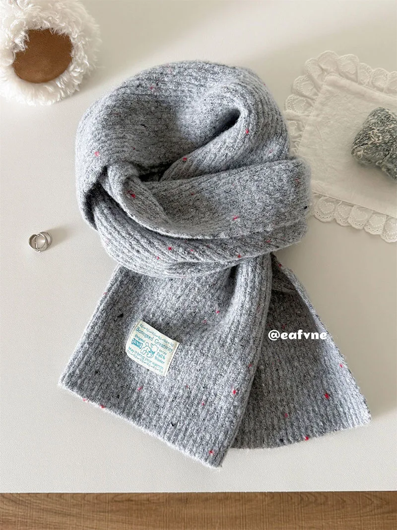 grey scarf