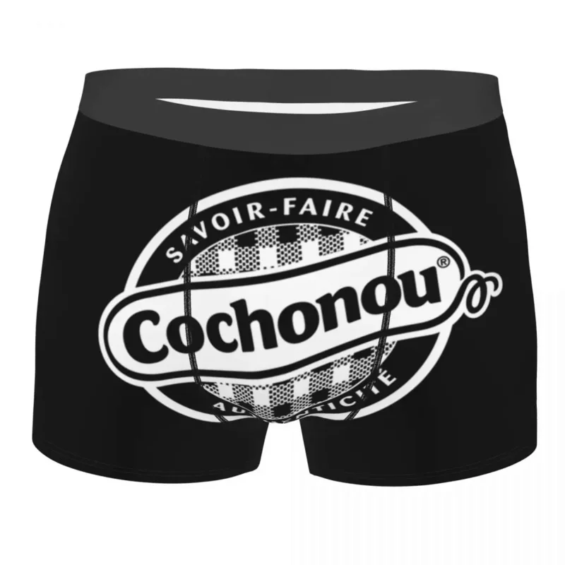 

Custom Cochonou Underwear Men Breathable Boxer Briefs Shorts Panties Soft Underpants For Homme