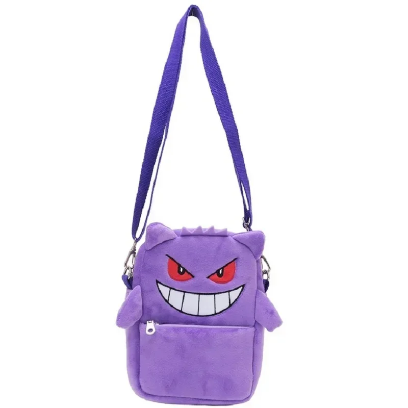 

Pokemon Gengar Psyduck Plush Single Shoulder Bag Cartoon Anime Peripheral Kawaii Girls Crossbody Bags Backpack Children Gift