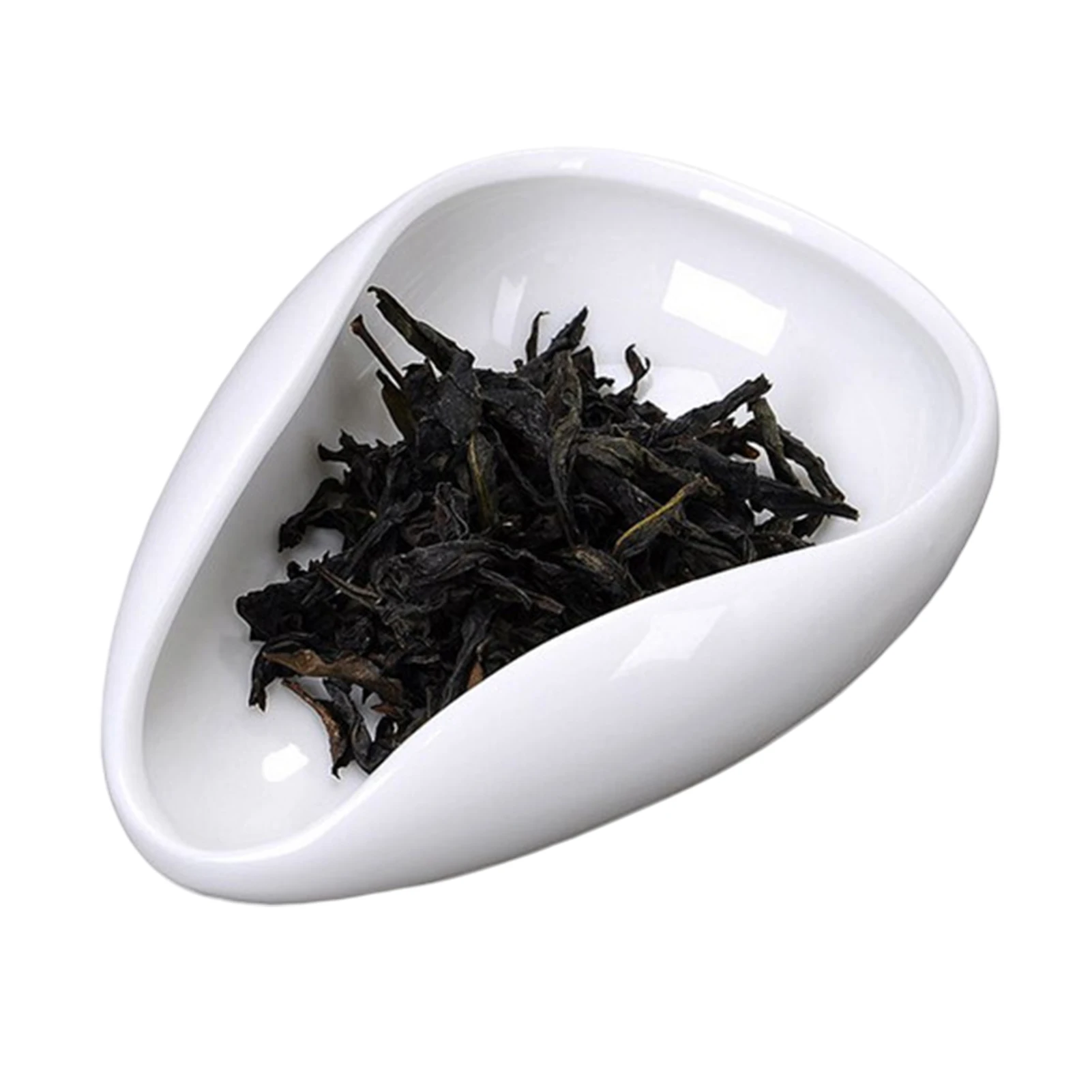 Coffee Beans Dosing Cup Weigh Coffee Bean Container Ceramic Tea Vessel Loose Tea Teaware Accessories Pure White coffee bean container