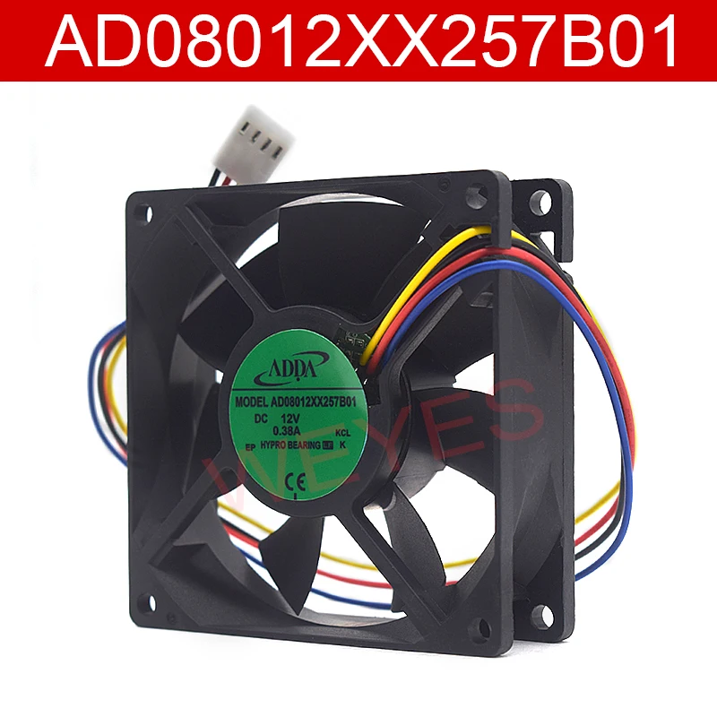 Cpu Pwm Automatica A Temperatura Controllata 12V 0.38A Original 8 Cm 8 Cm 8025 A 4 Fili (4Pin)