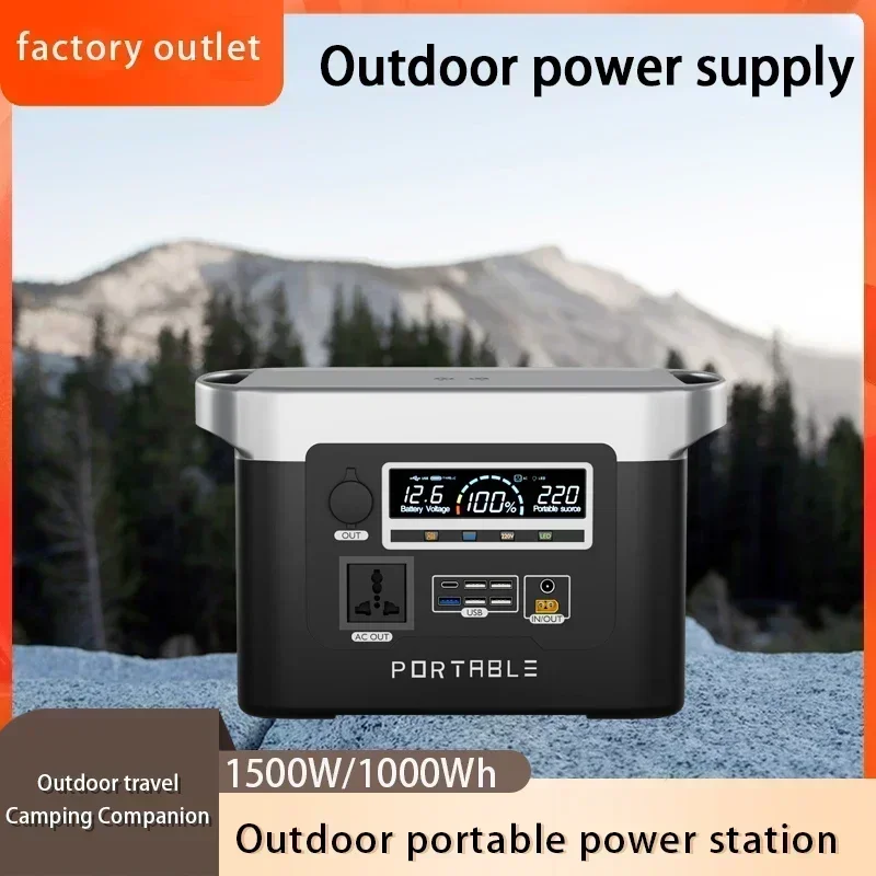 800W 40Ah-85Ah portable power bank, portable power station, outdoor emergency supply for camping outdoor RV homes