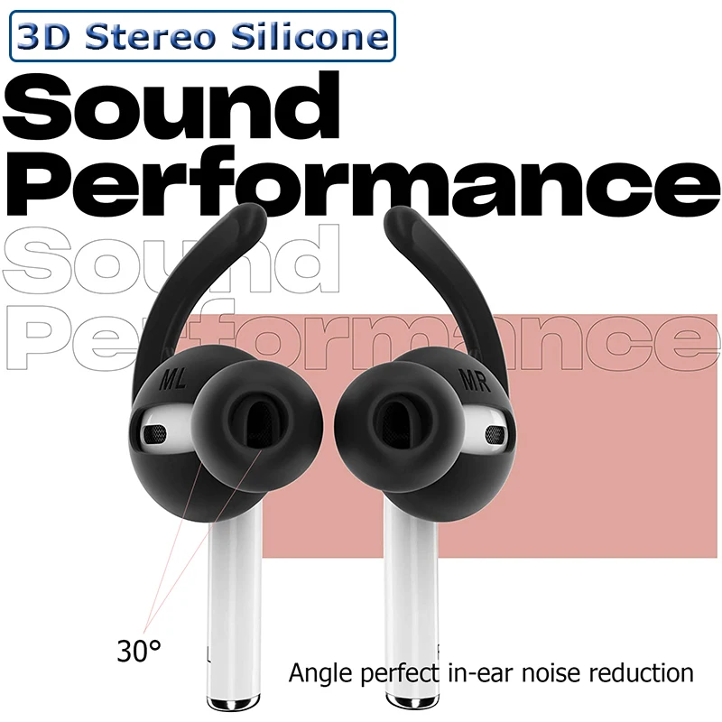 New AirPods 3 2 1 EarHooks Holders Silicone Covers For Iphone Earpods Sport Cover Earpads Earphone In Ear hook Accessories