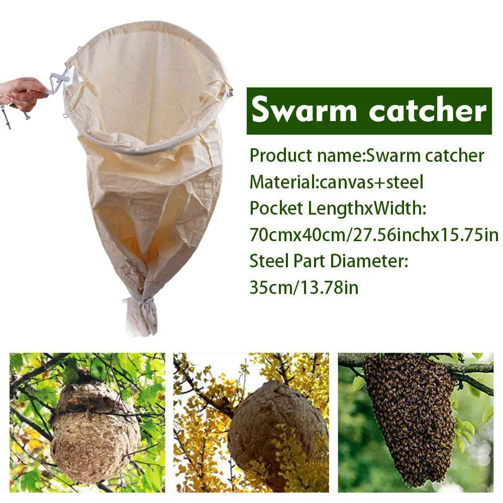 Bee Swarming Catcher Gather Beekeeper Tool Swarm Beekeeping Equipment Hive Cage Honeybee Bee Cage Beekeeping Bag beekeeping tools beekeeping accessories