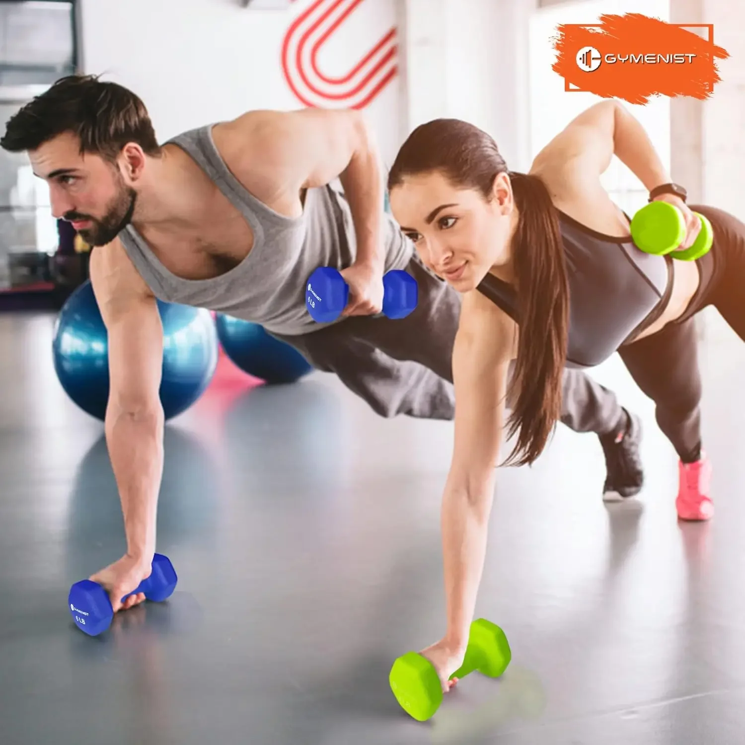 Neoprene Grip Dumbbells 6