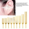 Tuning Fork Set - 9 Tuning Forks for Healing Chakra,Sound Therapy,Keep Body,Mind and Spirit in Perfect Harmony- Gold 6