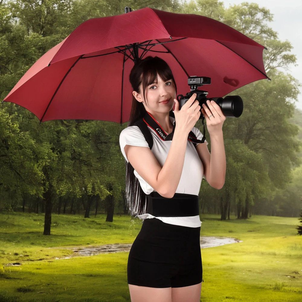 1 set of adjustable shoulder straps umbrella holder straps can free up hands for photographers and outdoor activities