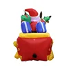 Christmas Inflatable Decoration Santa Claus Reindeer Elk Sleigh Inflatable Toy with LED Lights Outdoor Yard New Year Decor Prop 5