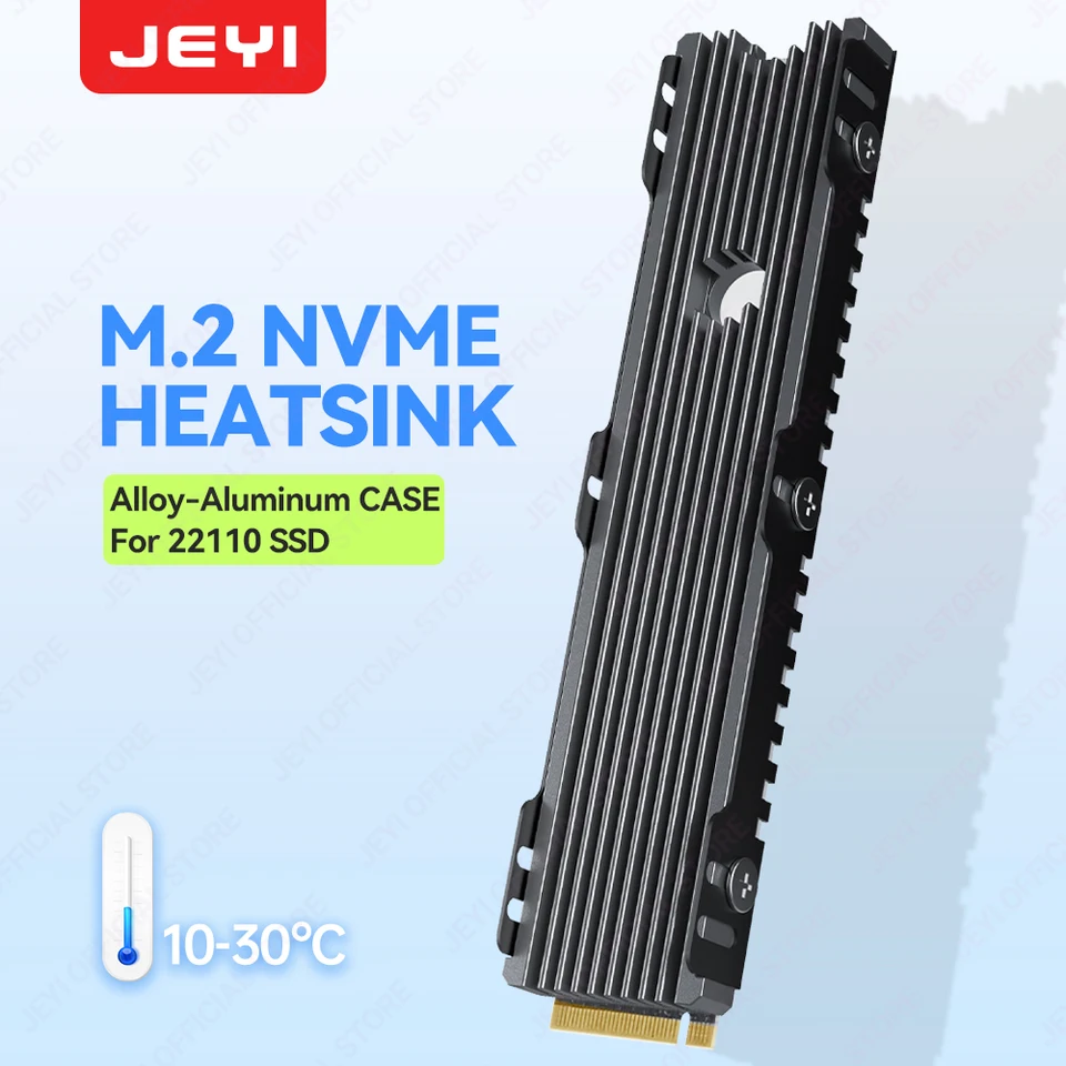 Disipador de calor M2 JEYI M.2 NVME NGFF 2280 SSD almohadilla térmica