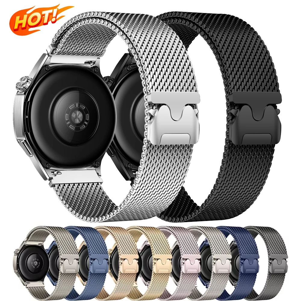 Stylish Milanese Loop Metal Magnetic Bracelet in Stainless Steel