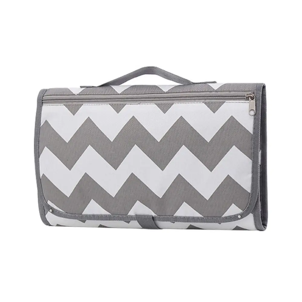 

Portable Baby Diaper Pad Foldable Waterproof Baby Changing Mat Built-in Pillow Lightweight Diaper Changing Table