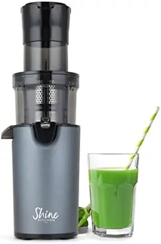 

SJX-1 Easy Cold Press Juicer with XL Feed Chute and Compact Body, White Eyebrow setting spray Juice fresh Zhenmi juicer Free shi