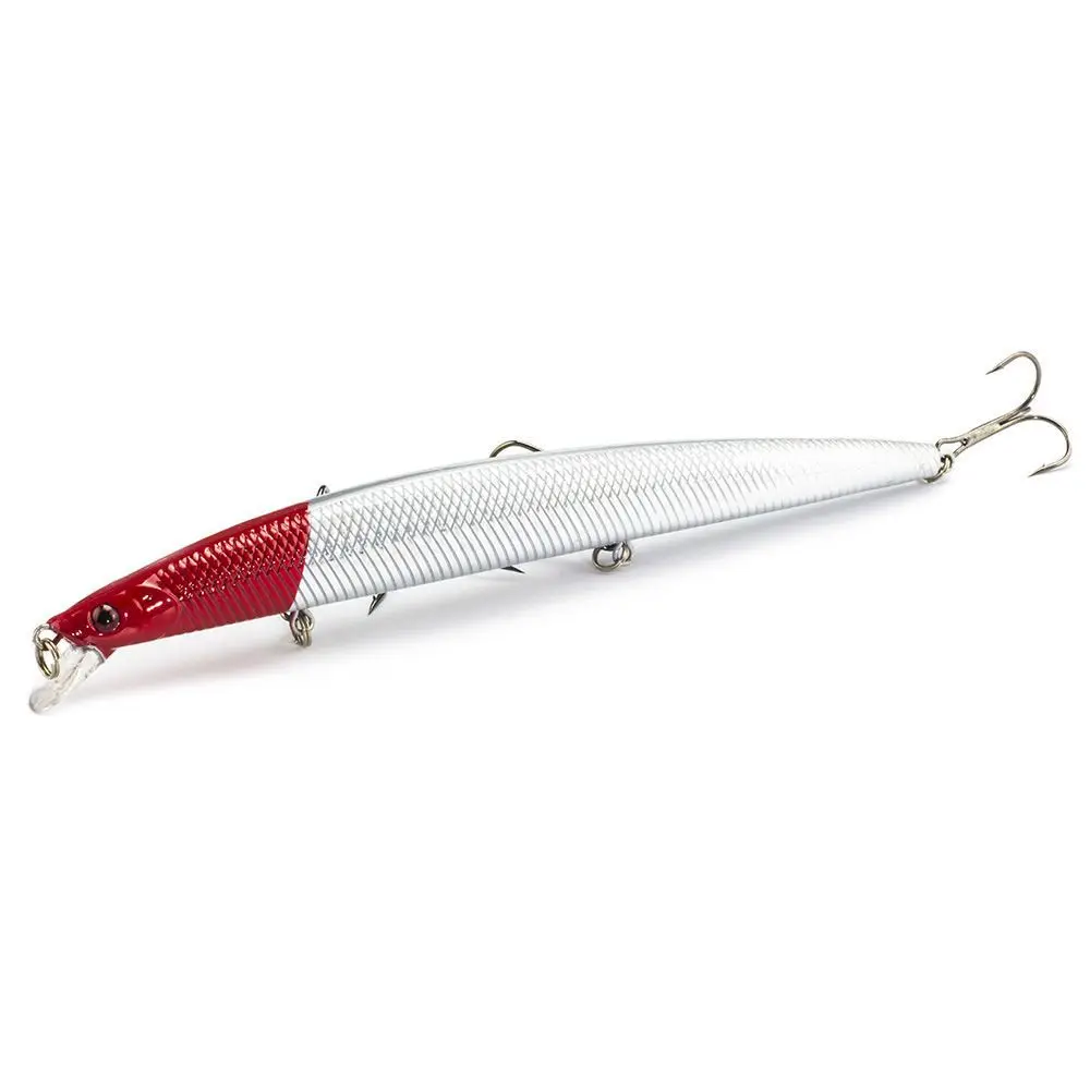 tide minnow slim Big Minnow Fishing Lure Long Casting  Jerkbait for Freshwater and Saltwater Fishing 18CM-26G 0.5~1.8M 4