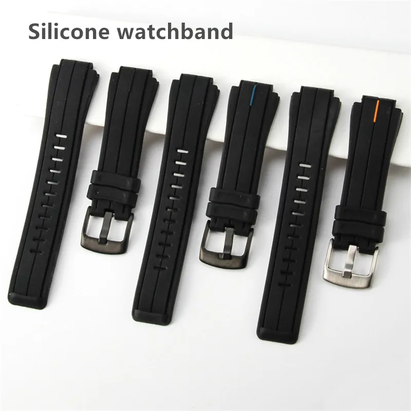 Per Timex Watch Muslimt T2N721 Tw2T76300 2/5000 Series Bracciale In Silicone Accessori Per Interfaccia Convessa Cinturino 24X16Mm