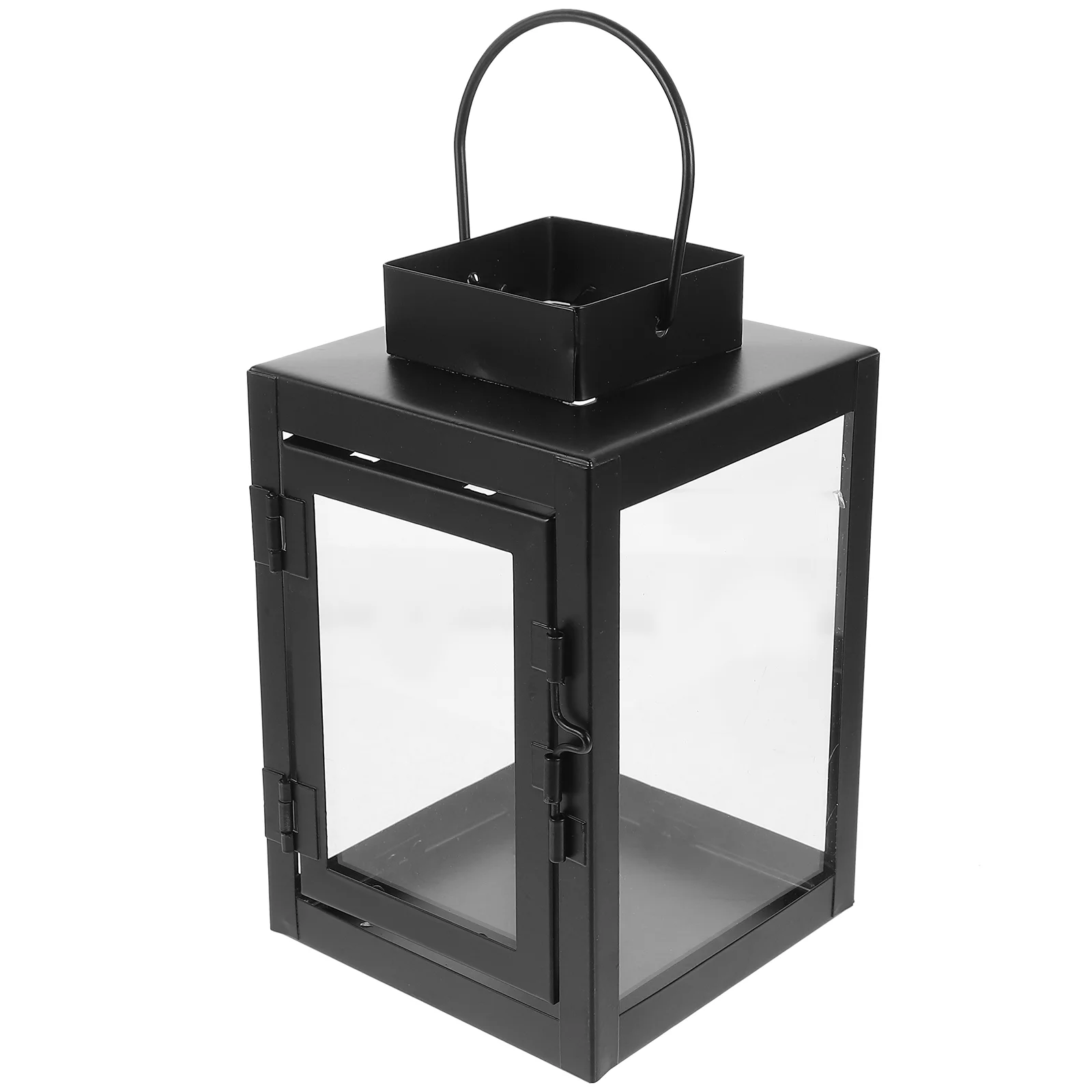 Vintage Candle Lantern Decorative Desktop Candle Lantern Decor Hanging Holder Delicate Iron Indoor Candle Holders