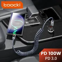Toocki Type C to Type C Cable 100W Display Fast Charging Charger USB C to USB C Transparent PD Cable For IPhone15 Xiaomi Macbook - Image 2