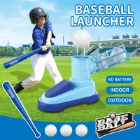 Baseball Ball Toys Backyard Outdoor Sports Toy Adjustable Automatic Pitching Baseball Machine Games Sets Birthday Kids Boy Gift
