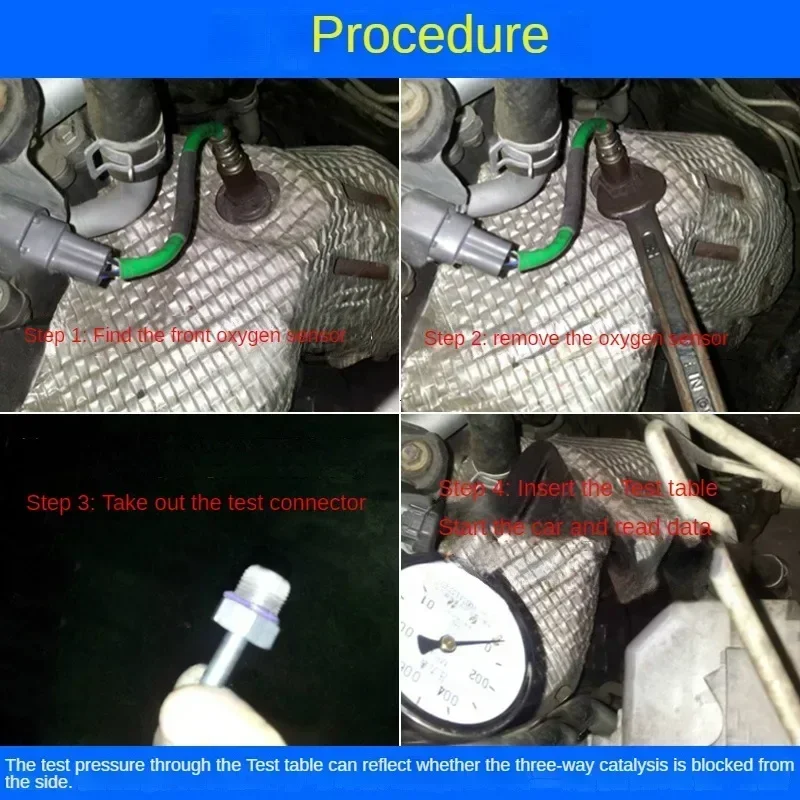 Car Emission Tester Exhaust Blockage Detection Catalytic Plugging Meter Car Parts