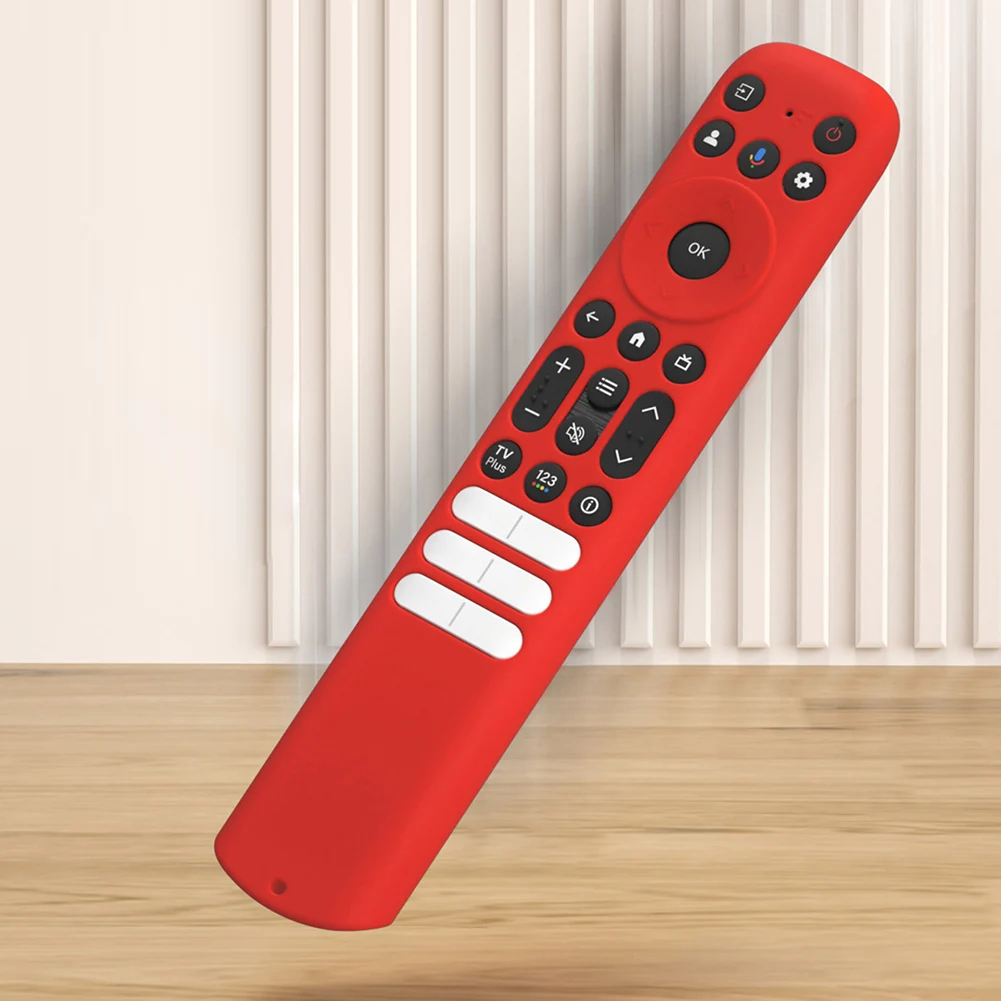 Silicone Cover with Lanyard Protective Case Anti Slip Television Remote Cover for TCL Q6 Q7 QM8 S4 S3 Series TV Remote Control