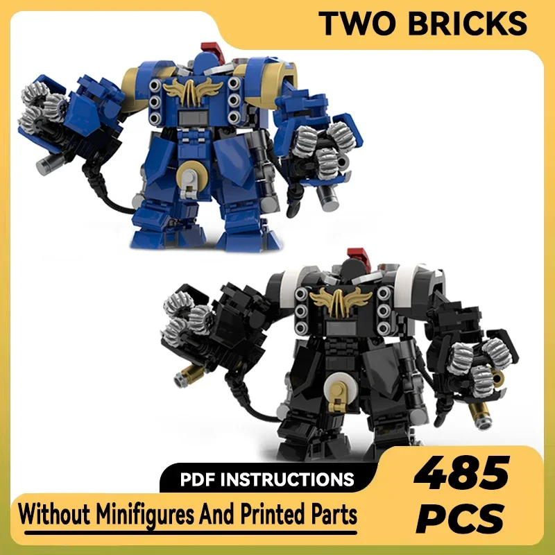 

Moc Building Bricks Military Model Space Marine Combat Mech Technology Modular Blocks Gifts Toys For Children DIY Sets Assembly