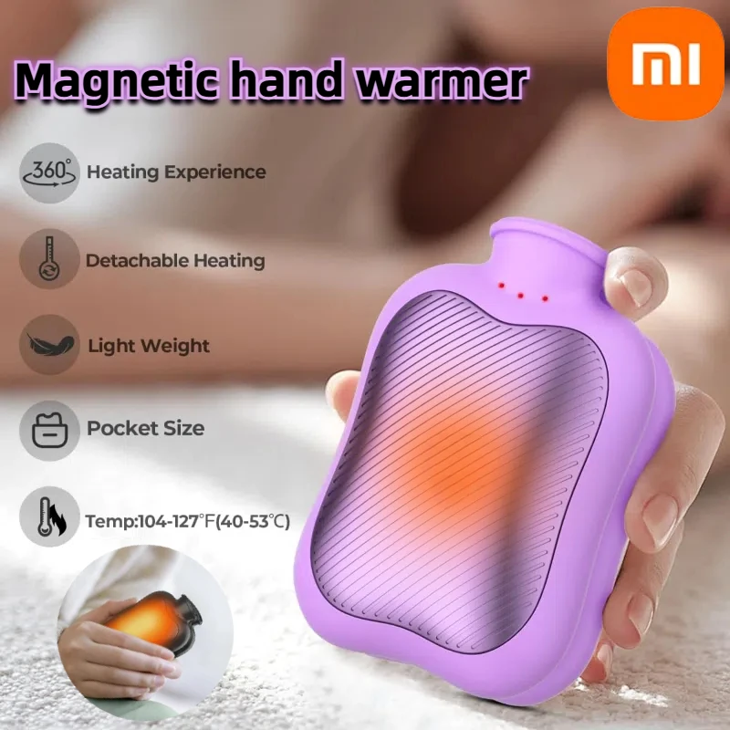 Portable Hand Warmer Xiaomi 2 in 1 Magnetic Separation USB Charging Fast Heating Hand Warmer