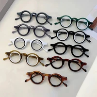 High Quality Round Reading Glasses +1.0 +1.5 +2.0 +2.5 +3.0 +3.5 +4.0 Anti Blue Light Transparent Eyeglass Lenses Solid Color 3