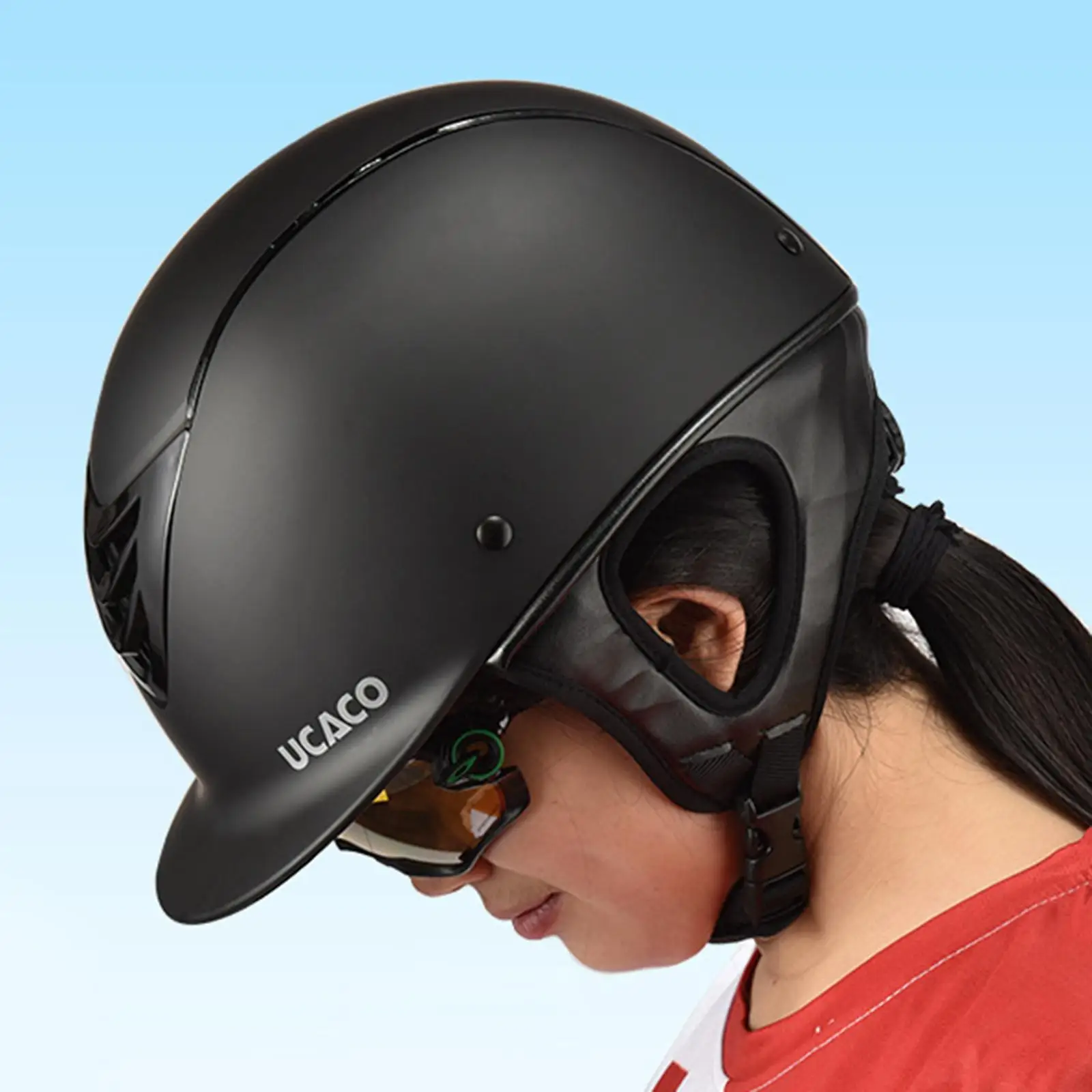 Safety Kids Horse Riding Caps Adjustable Equestrian Helmet Good Air Permeability Horse Riding Helmet Protective Gear 4