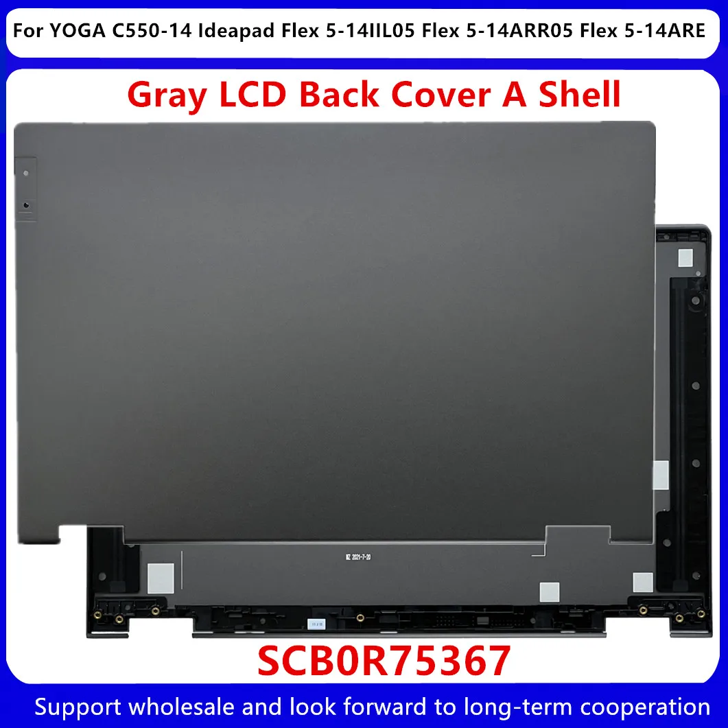 para Lenovo Yoga C55014 Ideapad Flex 5-14iil05 Flex 5-14arr Flex 5-14are05 Lcd Capa Traseira um Escudo Scb0r75364 Scb0r75367 Novo - Imagem 3