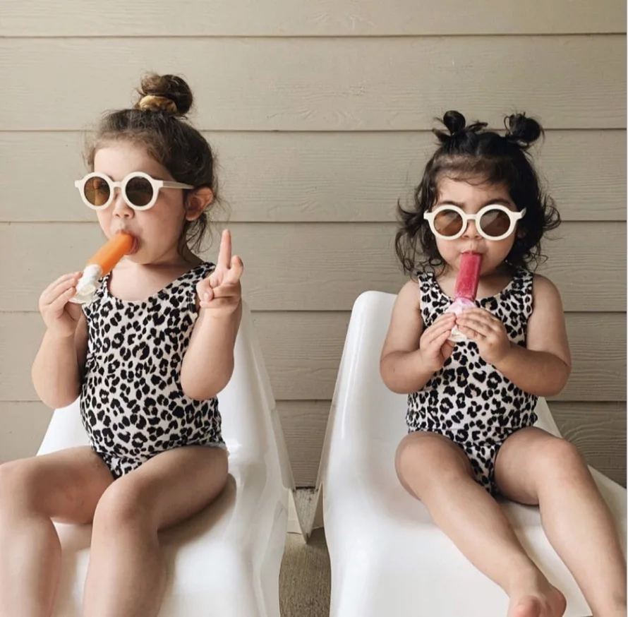 Óculos de sol infantis, óculos foscos para pais e filhos, novos tons decorativos para passarela para crianças de 1 a 8 anos, óculos de sol da moda para crianças_voghion.com