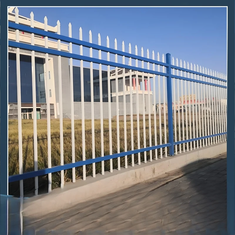 Thickened zinc steel art guardrail fence Outdoor wall railings Garden guardrail Self-built house factory school fence