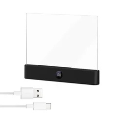 USB Rechargeable Eye Protection LED Reading Lamp (Black)