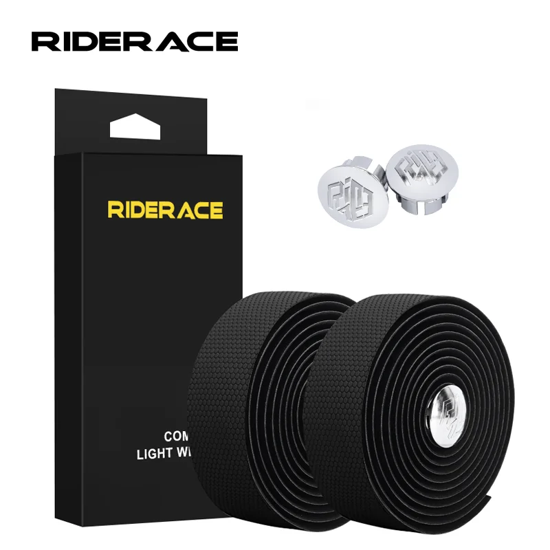 Road Bike Handlebar Tape With 2 Bar Plugs Non-Slip Shock Absorbing Bicycle Bar Tape PU EVA Soft Comfortable Cycling Accessories