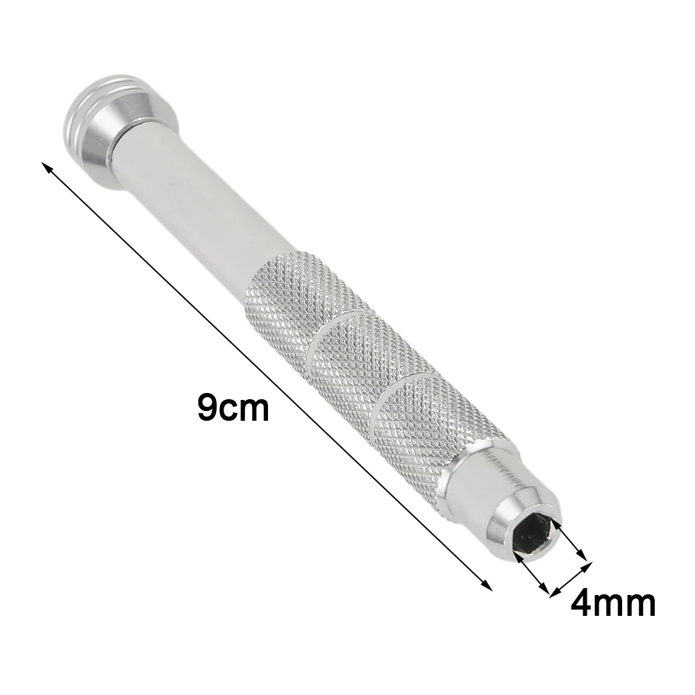 

Bolt Driver Screwdriver Handle Bits Holder 4mm Aluminum Alloy For H4 Driver Hand Tool Hex Bits Magnetic Precision