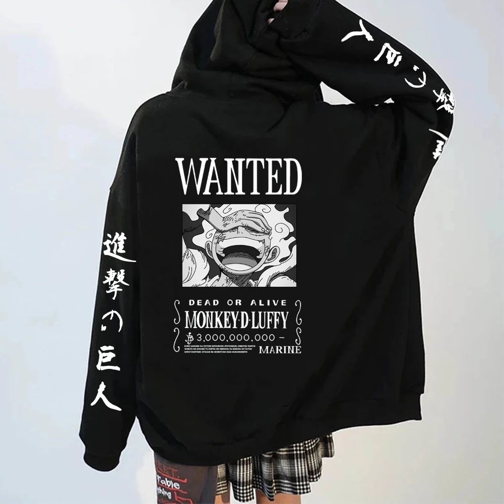 One Piece Hoodie Wanted Ruffy 300M Berry