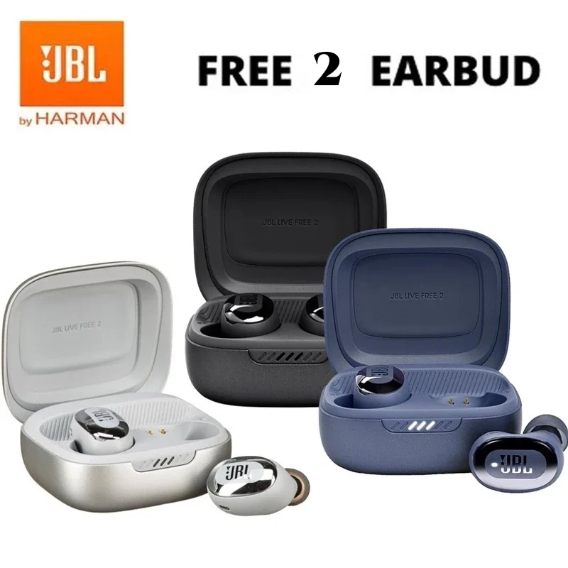 Оригинальные JBL Live Free 2 Tws True Wireless Bluetooth-наушники; HK версия гарнитуры IPX5; Водонепроницаемые наушники с микрофоном