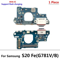 Enhanced USB Charging Connector Board Port Dock Flex Cable with Microphone (S20 FE 5G)