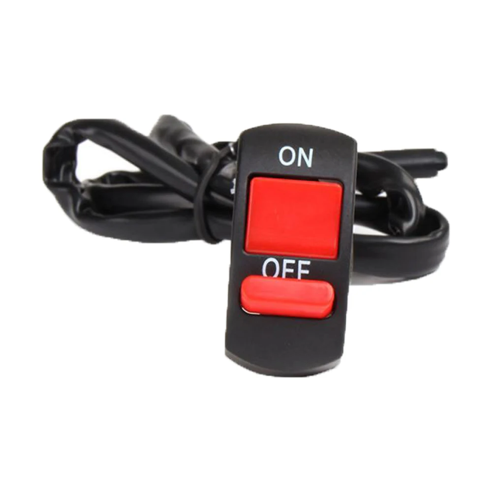 Universal 7/8 Inch Motorcycle Handlebar Double Flashing Switch Motorcycle ON/OFF Button Connector for Moto Motor ATV Bike