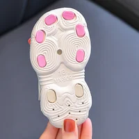 Baby Cartoon Rabbit Bear Sandals Summer Boys Kids Clogs Shoe Home Infant Children Crash Prevention Soft Sole Girls Walking Shoes 6