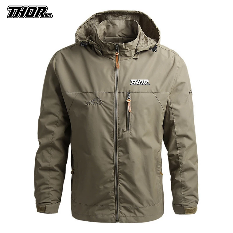 THORSOL Men Cycling Waterproof Jacket MTB Bicycle Windbreaker Motorcycle Clothing Road Mountain Bike Jacket