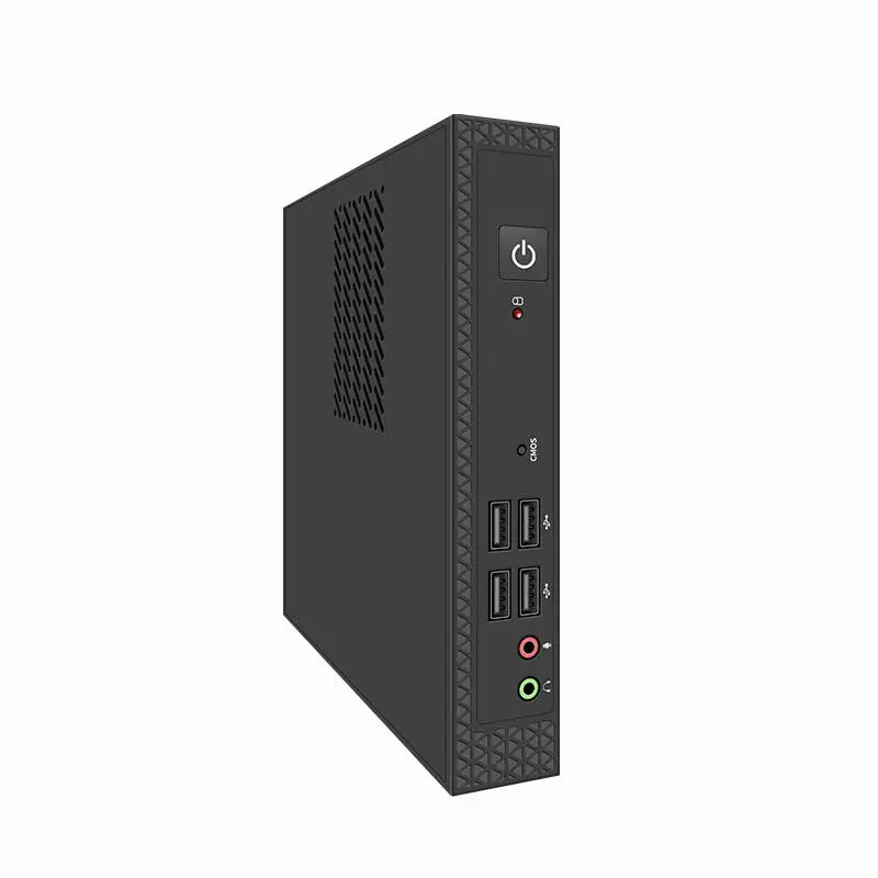 Оптовая продажа, мини-ПК TexHoo Intel Core I3 i5 i7 HM65 Linux Win7 Win10 Wi-Fi с голубыми зубьями для офиса, для бизнеса, с вентилятором