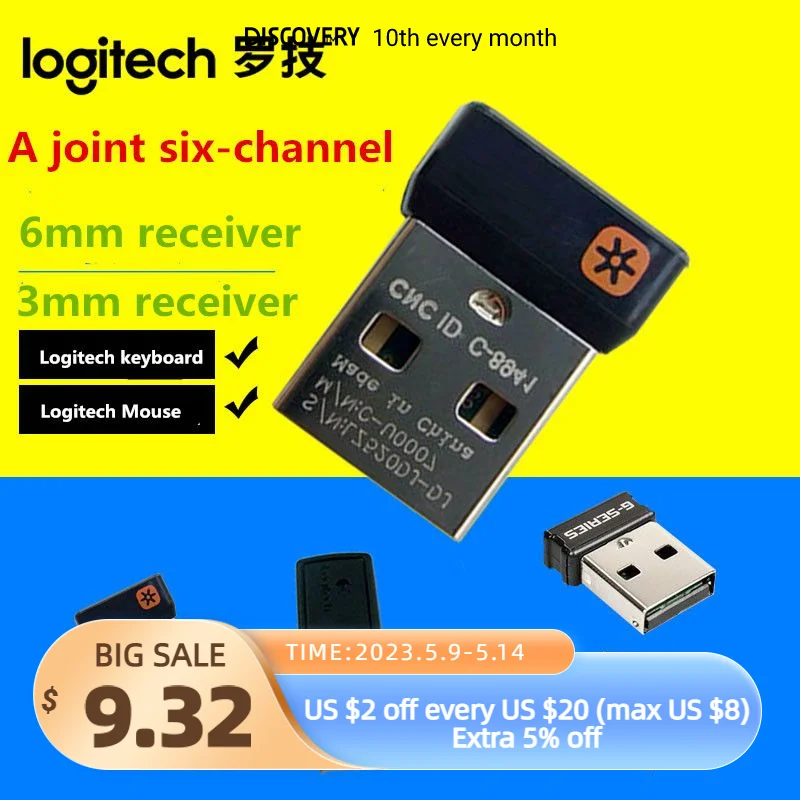 Genuine Tiny Unifying Usb Receiver Dongle For Logitech Mouse And