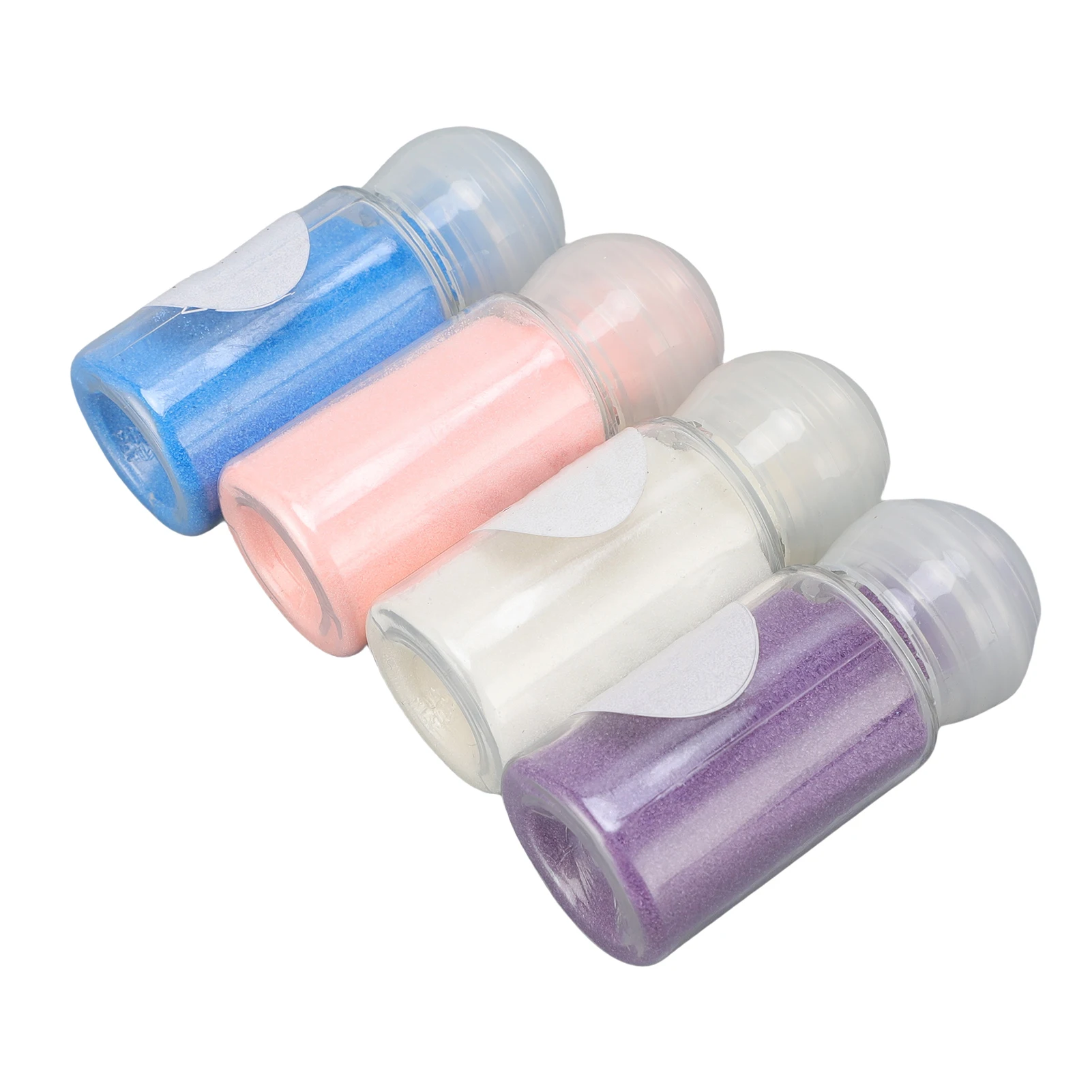 4개입 10ml 엠보싱 파우더 세트, 4가지 투명 색상의 엠보싱 파우더, 스크랩북, 고무 스탬프 및 종이 공예용