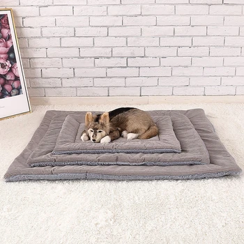 Flannel Thickened Double-sided Pet Soft Fleece Pad Blanket Mat for Puppy Dog Cat Sofa Cushion Home Rug Keep Warm Sleeping Mat 1