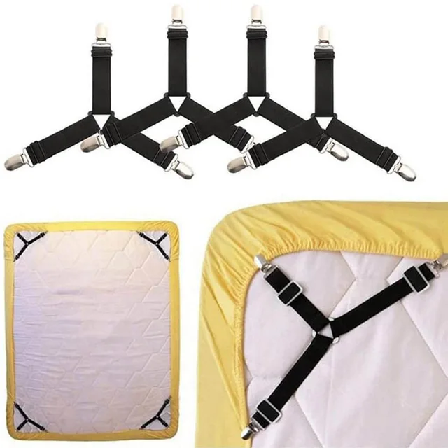 Ágynemű-Kapucnis Megfogók Harisnyatartó Hurok Beállítható Elasztikus Matrac Burkolat Nem Csúszás Klipszíjak Ruhacsapok - Image 5