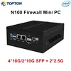 New Topton Solid Firewall Mini Computer 4x or 2x10G SFP+ Intel N100 2xi226-V 2.5G DDR5 Home Server Industrial PC Proxmox ESXi 1