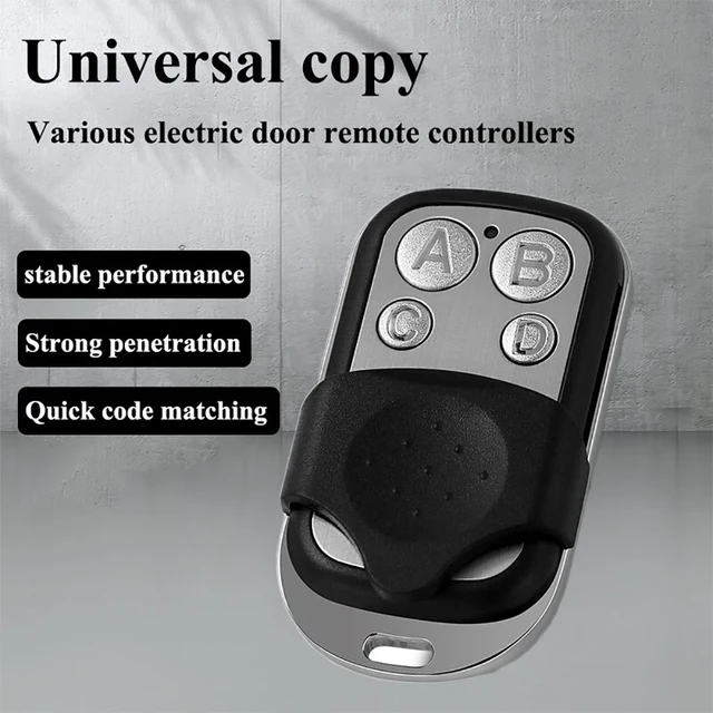 433MHz Remote Control 4CH Car Key Garage Door Gate Opener Duplicator Universal Copy Garage Door Car CAME RemotesC 1